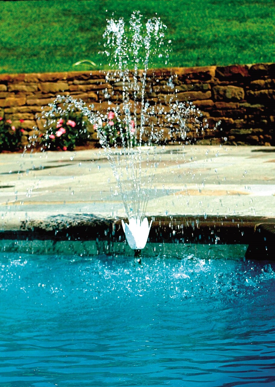 Swim Central Adjustable Wall Flower Water Fountain for Swimming Pools - 23"